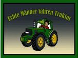 Vianmo Insegna In Legno 30X40 Cm Echte MäNner Fahren Traktor
