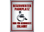 Vianmo Insegna In Legno 40X30 Cm Parken Parkplatz Nur FüR Behinderte