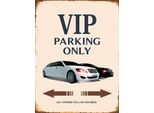 Vianmo Insegna In Legno 40X30 Cm Vip Parking Only All Others Will