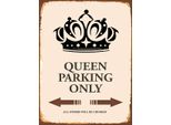 Vianmo Insegna In Legno 40X30 Cm Queen Parking Only Korona