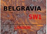 Vianmo Insegna In Legno 30X40 Cm London Street Belgravia SW1