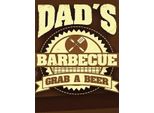 Vianmo Insegna In Legno 40X30 Cm Dad´S Barbecue Grab A Beer