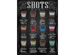Vianmo Insegna In Legno 40X30 Cm Alkohol Shots Menu Woo Black Russian