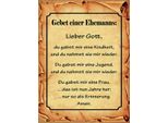 Vianmo Insegna In Legno 40X30 Cm Gebet Eines Ehemanns Lieber Gott