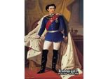 Vianmo Insegna In Legno 40X30 Cm Portrait Ludwig Ii KöNig 1845 Bayern
