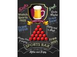 Vianmo Insegna In Legno 40X30 Cm Sports Bar Free Wifi Free Beer