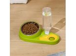 Set Di Ciotole Per Gatti Cani Ciotola Per Gatti Barra Di Alimentazione Ciotola Supporto Ciotola Di Alimentazione, Colore: Verde