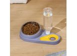 Set Di Ciotole Per Gatti Cani Ciotola Per Gatti Barra Di Alimentazione Ciotola Di Alimentazione Stand Ciotola, Colore: Viola
