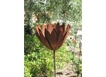 Tappo Da Giardino In Acciaio Inox Crisantemo 40 Cm