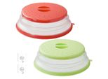 Coperchio Per Microonde 26 Cm, Colore: Rosso E Verde
