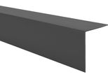 Quest Profilo Angolare Decorativo Rigido In Pvc 50X20 Mm, 1,5 M, Protezione Bordi, Grigio Scuro