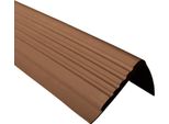 Quest Binario Per Scale 48X42 Mm, 1,5 M Pmw Pvc, Bordo Antiscivolo Per Scale, Profilo Per Scale, Protezione Per Scale, Bronzo