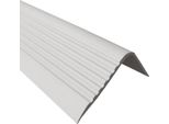Quest Binario Per Scale 70X40 Mm, 1,5 M Rgpd Pvc, Bordo Antiscivolo Per Scale, Profilo Per Scale, Protezione Per Scale, Grigio