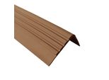 Quest Binario Per Scale 30X27 Mm, 1,5 M Rm Pvc, Bordo Antiscivolo Per Scale, Profilo Per Scale, Protezione Per Scale, Bronzo