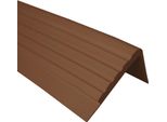 Quest Binario Per Scale 50X45 Mm, 1,5 M Ro Pvc, Bordo Antiscivolo Per Scale, Profilo Per Scale, Protezione Per Scale, Bronzo