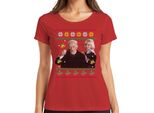 The Little Lord - Maglietta Da Donna Con Maglione Natalizio, Rosso, M