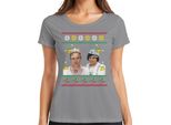 Tre Nocciole Per Cenerentola - Maglietta Da Donna Con Maglione Natalizio, Grigio, M