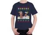 Tre Nocciole Per Cenerentola - Maglietta Unisex Per Bambini Con Maglione Natalizio, Navy, 128