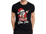 Maglietta Da Uomo Dabbing Santa Claus - Regalo Di Natale, Nero, S