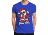 Maglietta Da Uomo Dabbing Santa Claus - Regalo Di Natale, Blu, Xl