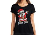 Maglietta Da Donna Dabbing Santa Claus - Regalo Di Natale, Nero, Xl