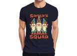 Babbo Natale - Gnomo Gnomo - Regalo Di Natale Maglietta Da Uomo, Navy, Xl