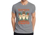 Babbo Natale - Gnomo Gnomo - Regalo Di Natale Maglietta Da Uomo, Grigio, S