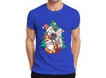 Maglietta Da Uomo Swedish Gnome Christmas Tree - Christmas Gift, Blu, Xxl
