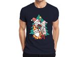 Maglietta Da Uomo Swedish Gnome Christmas Tree - Christmas Gift Christmas, Navy, S