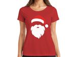 Completo Natalizio Di Babbo Natale - Maglietta Da Donna Con Regalo Di Natale, Rosso, Xl