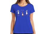 Happy Holidays Gnomi Svedesi Gnomi Elfi - Maglietta Da Donna Con Regalo Di Natale, Blu, 3XL