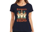 La Squadra Di Babbo Natale Svezia Gnomo Gnomo - Regalo Di Natale Maglietta Da Donna, Navy, Xxl