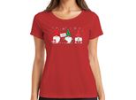 Buon Natale Gnomo Elfi Gnomi - Regalo Di Natale Maglietta Natalizia Da Donna, Rosso, 3XL