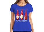 Merry Christmas Swedish Christmas - Gnome Christmas Gift Maglietta Da Donna Di Natale, Blu, S