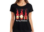 Merry Christmas Swedish Christmas - Gnome Christmas Gift Maglietta Da Donna Di Natale, Nero, Xxl