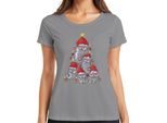 Gnomo Albero Di Natale Elfi Svezia Gnomi - Regalo Di Natale Maglietta Da Donna, Grigio, M