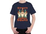 Squadra Di Babbo Natale Svezia Gnomo Gnomo - Regalo Di Natale Maglietta Unisex Per Bambini, Navy, 152