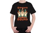Squadra Di Babbo Natale Svezia Gnomo Gnomo - Regalo Di Natale Natale Maglietta Unisex Per Bambini, Nero, 152