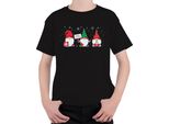 Buon Natale Gnomo Elfi - Regalo Di Natale Maglietta Unisex Per Bambini, Nero, 152