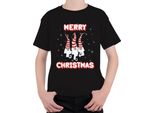 Buon Natale Gnomo Di Svezia - Regalo Di Natale Maglietta Unisex Per Bambini, Nero, 116