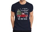 Maglietta Da Uomo "Most Wonderful Time Of The Year - Christmas Gift Christmas"", Navy, Xxl"