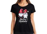 Coppia Gnomo Elfi Pixie - Regalo Di Natale Maglietta Da Donna Di Natale, Nero, L