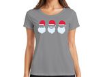 Tre Natali Babbo Natale Santa Klaus - Regalo Di Natale Maglietta Da Donna, Grigio, M
