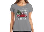 Maglietta Da Donna "Most Wonderful Time Of The Year - Christmas Gift Christmas"", Grigio, S"