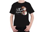 My 1St Christmas First Christmas - Regalo Di Natale Maglietta Unisex Per Bambini, Nero, 104