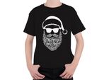 Buon Natale Babbo Natale Barba - Regalo Di Natale Maglietta Unisex Per Bambini, Nero, 116
