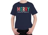 Detto "Buon Natale"" - Regalo Di Natale Maglietta Unisex Per Bambini, Navy, 104"