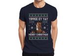 Maglietta Da Uomo Yippee Ey Yay Merry Christmas - Ugly Christmas Sweater Christmas Gift, Navy, L
