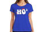Ho Ho Ho Maths Maths Teacher - Regalo Di Natale Maglietta Da Donna, Blu, 3XL