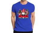 Maglietta Da Uomo "Christmas Gnome Truck Gnome - Christmas Xmas Christmas"", Blu, Xxl"